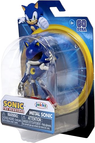 Miniatura 9 de Sonic The Hedgehog Figura de acción de 25 pulgadas juguete coleccionable de metal sónico azul