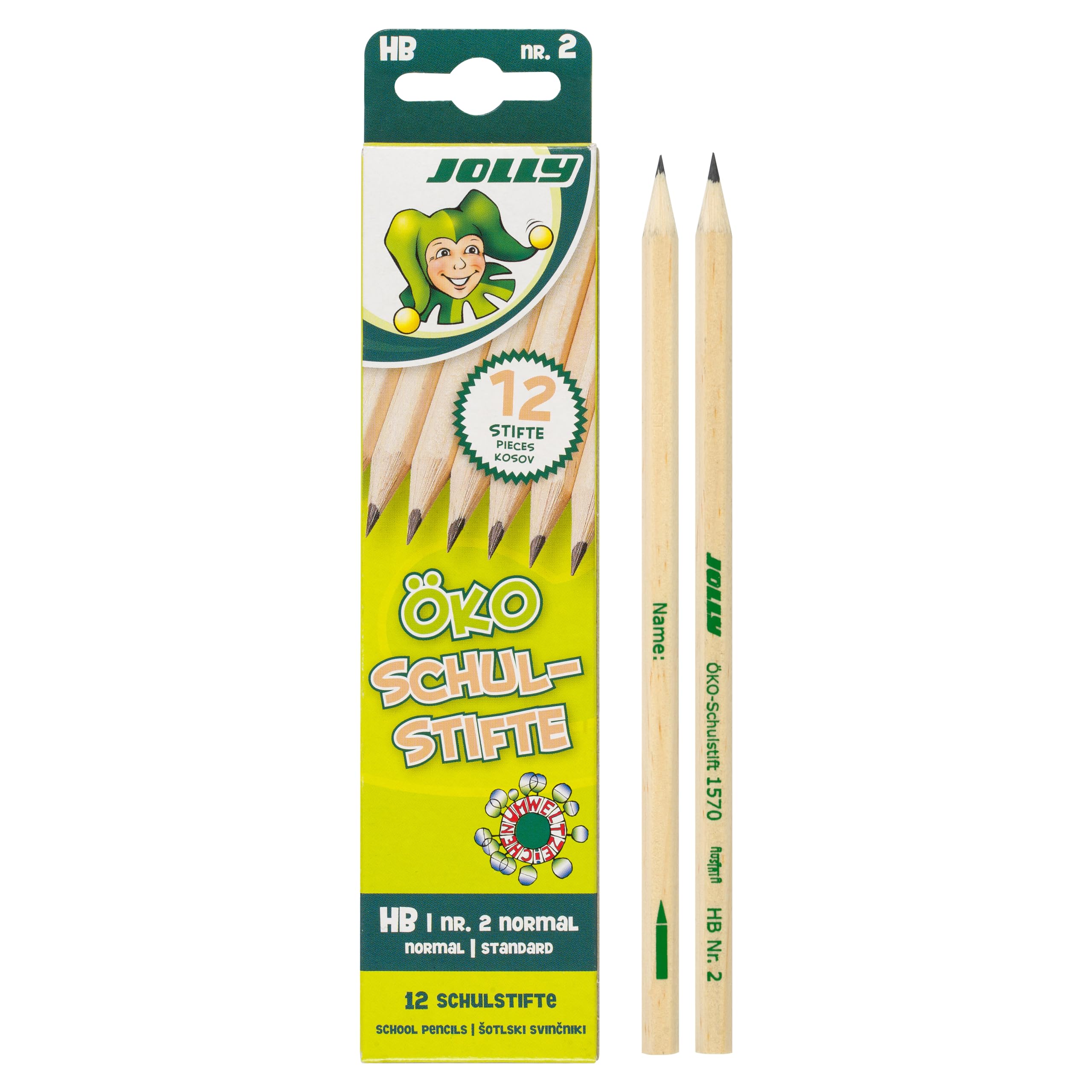 JOLLY Eco School Pen HB | Storage Pack | Pack of 12