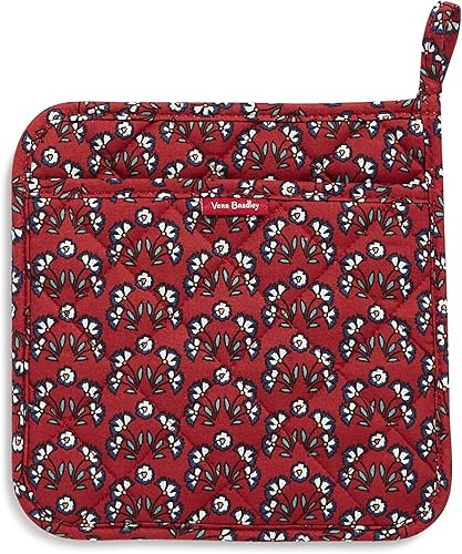 Miniatura 2 de Vera Bradley Juego de manoplas y guantes de horno de algodón para mujer, Flores encantadoras