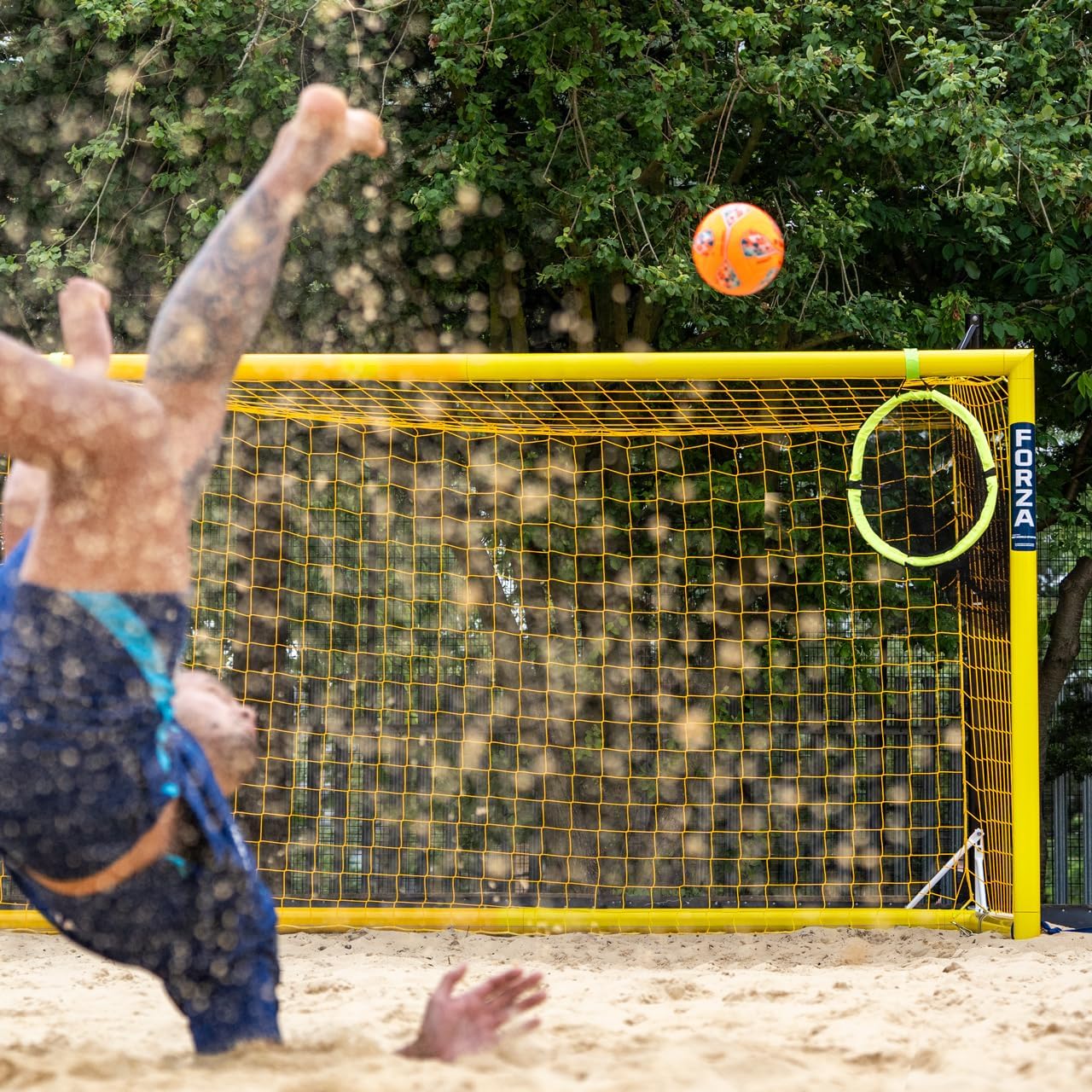 FORZA Target Net and Ball Bag - 2in1 Design | Corner Shooting Target | Soccer Training Equipment | Multi-Sport