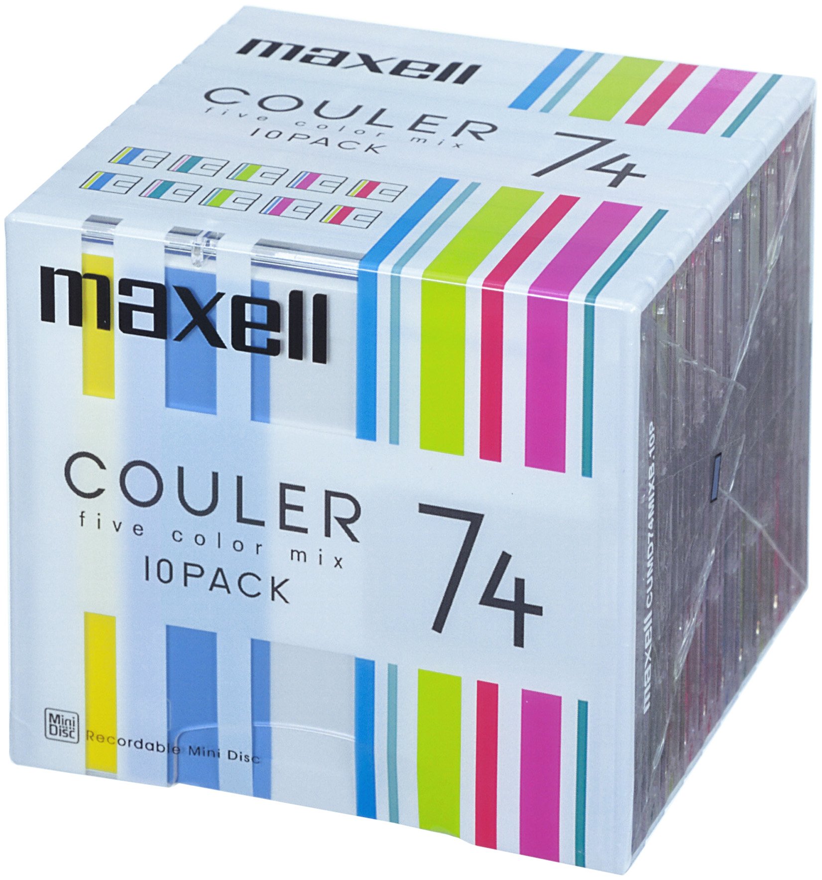 Amazon | maxell 音楽用 MD 74分ストライプデザイン 「クーレ