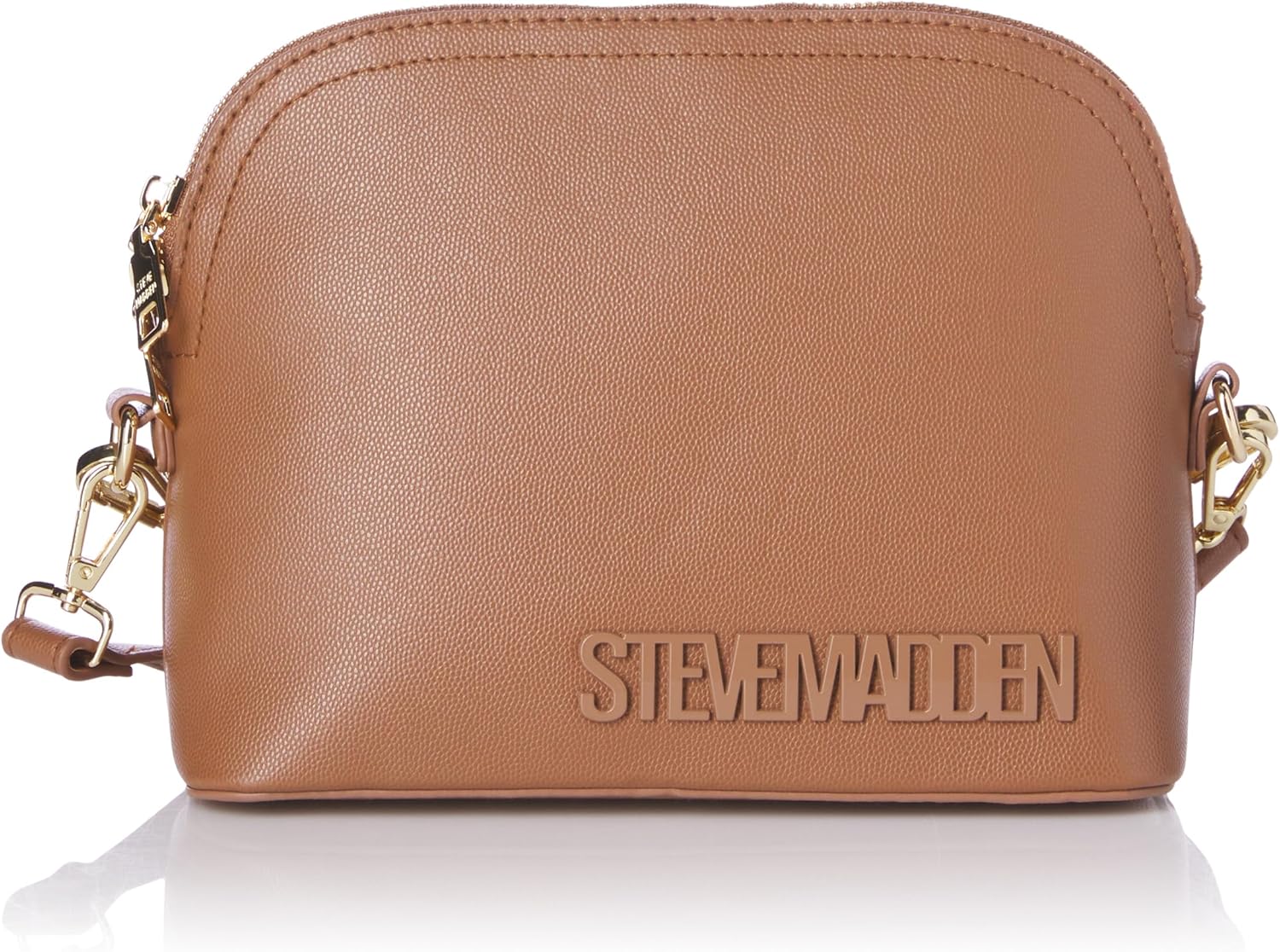 Steve Madden MAGEE Dome Crossbody, Brown Handbags