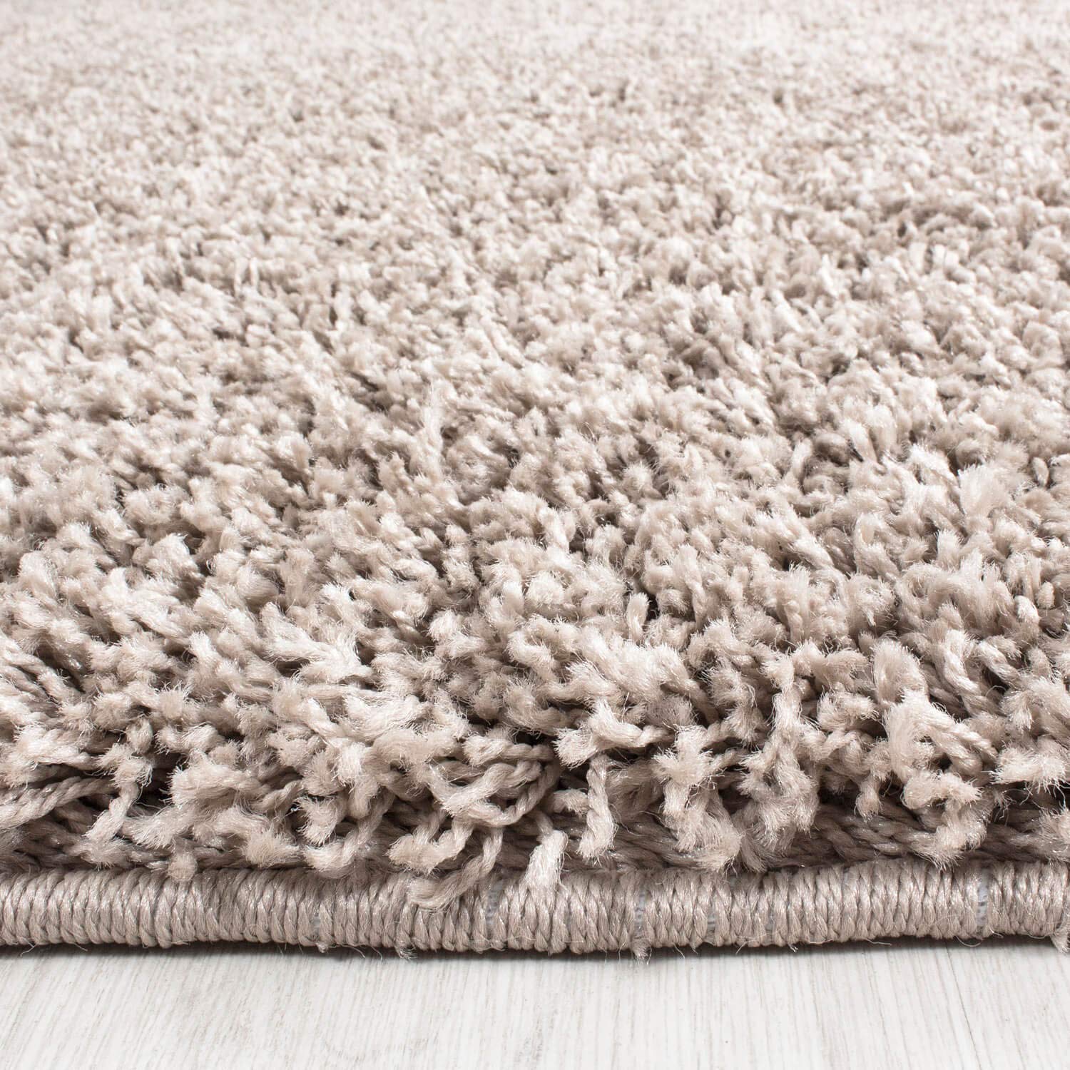 Ayyildiz Teppich - Tapis Shaggy uni pour Salon Duveteux, polypropylène, Beige, 240 x 340 cm