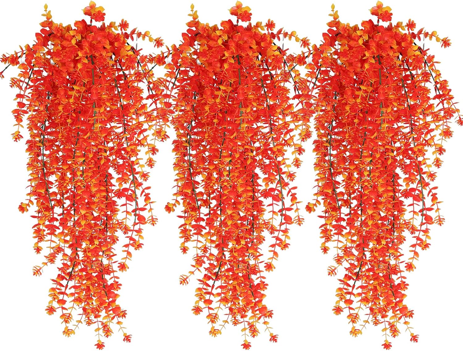 Artificial Hanging Plants Fall Faux Eucalyptus Leaf Fall Faux Hanging Plants Fall Hanging Vines