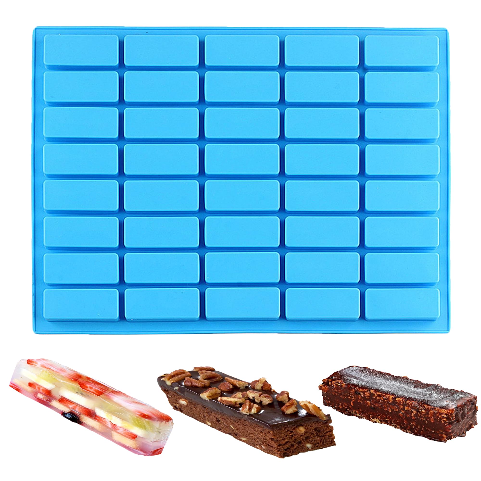 Stampo rettangolare in silicone per sapone, pane, pane, torte, cioccolato, cubetti di ghiaccio, stampo fatto a mano, strumento di cottura per sapone