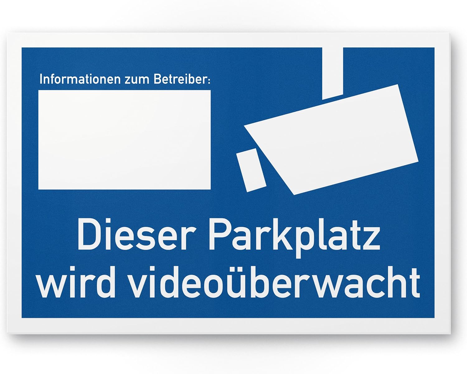 Panneau Réservé Aux Clients En Pvc 30 Cm X 20 Cm - Panneau Auto-Adhésif