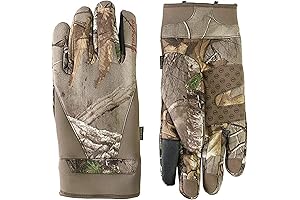 Manzella Men's Stretch Coyote Cold Weather Hunting Gloves