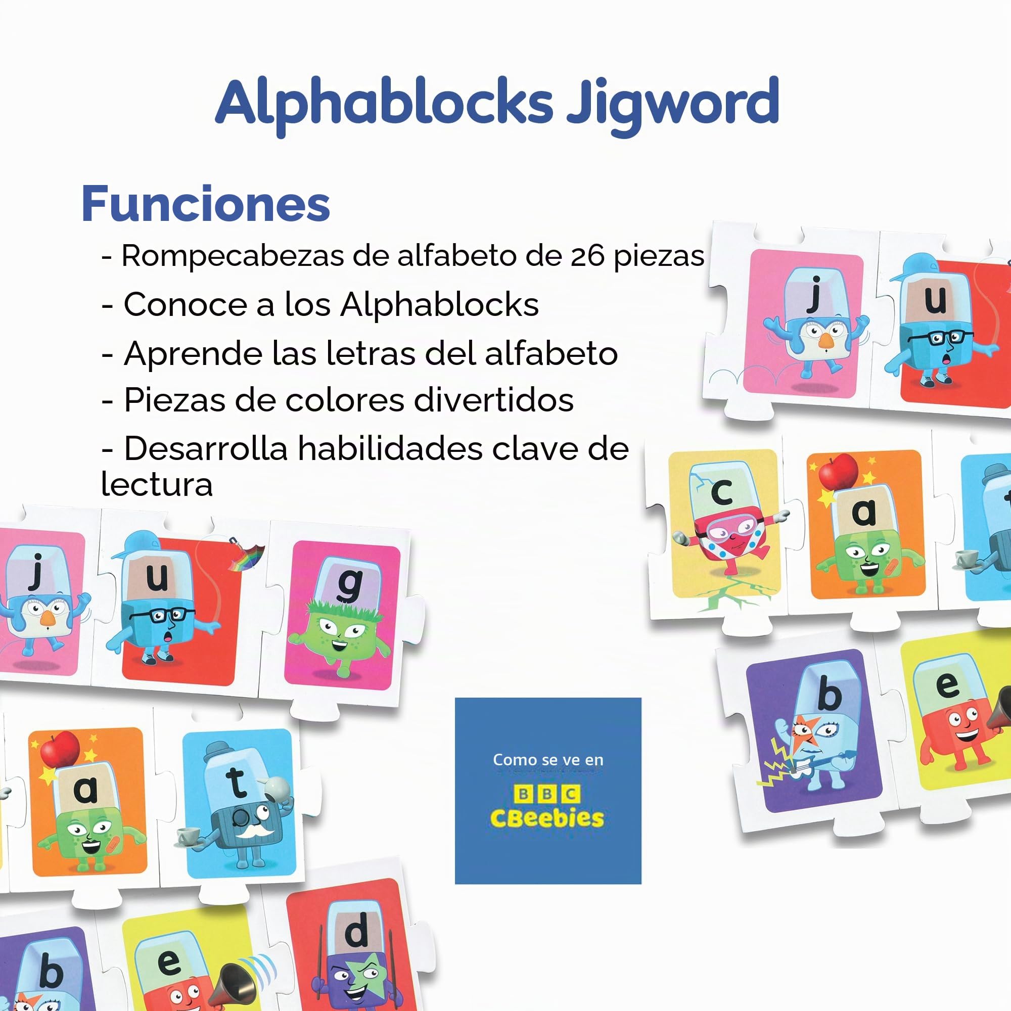 ALPHABLOCKS - AN26 - Jigword, arcoíris Multicolor