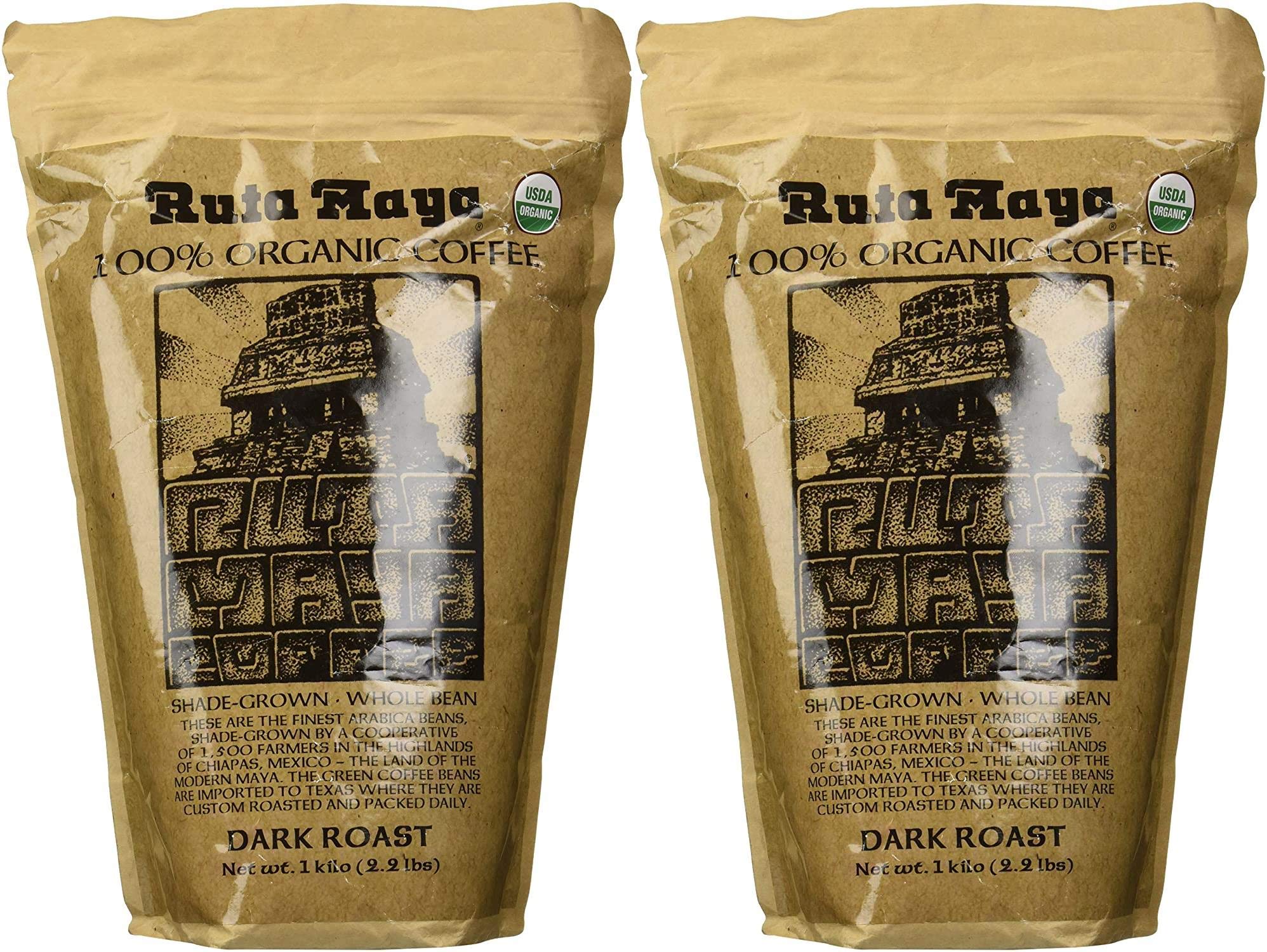 Ruta MayaCOFFEE Dark Roast, 35.2 OZ SET of 2