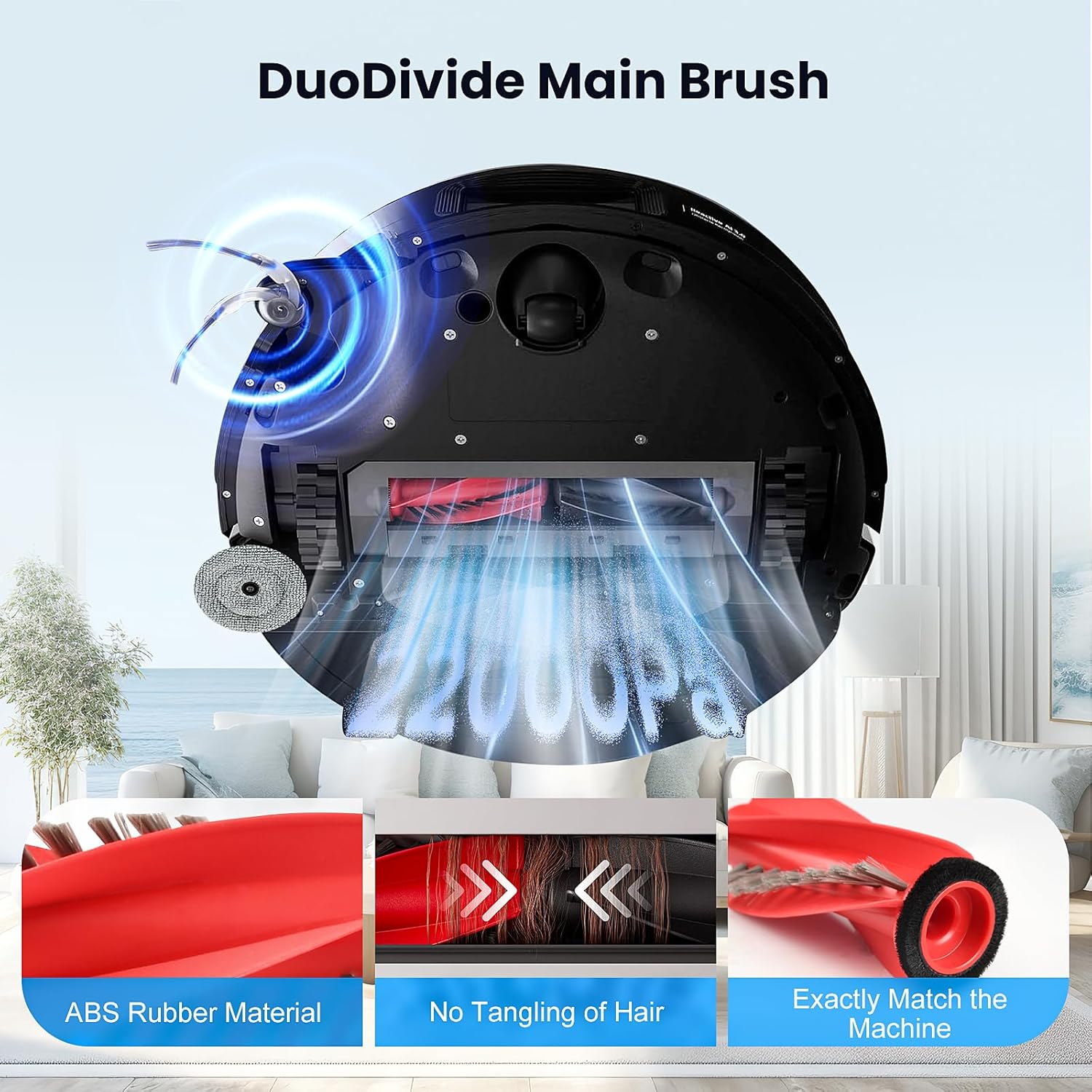 29 Pack Accessories Kit for Roborock Saros 10 Robot Vacuum, 1 Pairs Mainbrush 6 Side Brush 4 Filter 6 Dust Bags 4 Long Mop 4 Small Round Mop 1 Base Station Brush 1 Cleaning Brush 1 Screwdriver