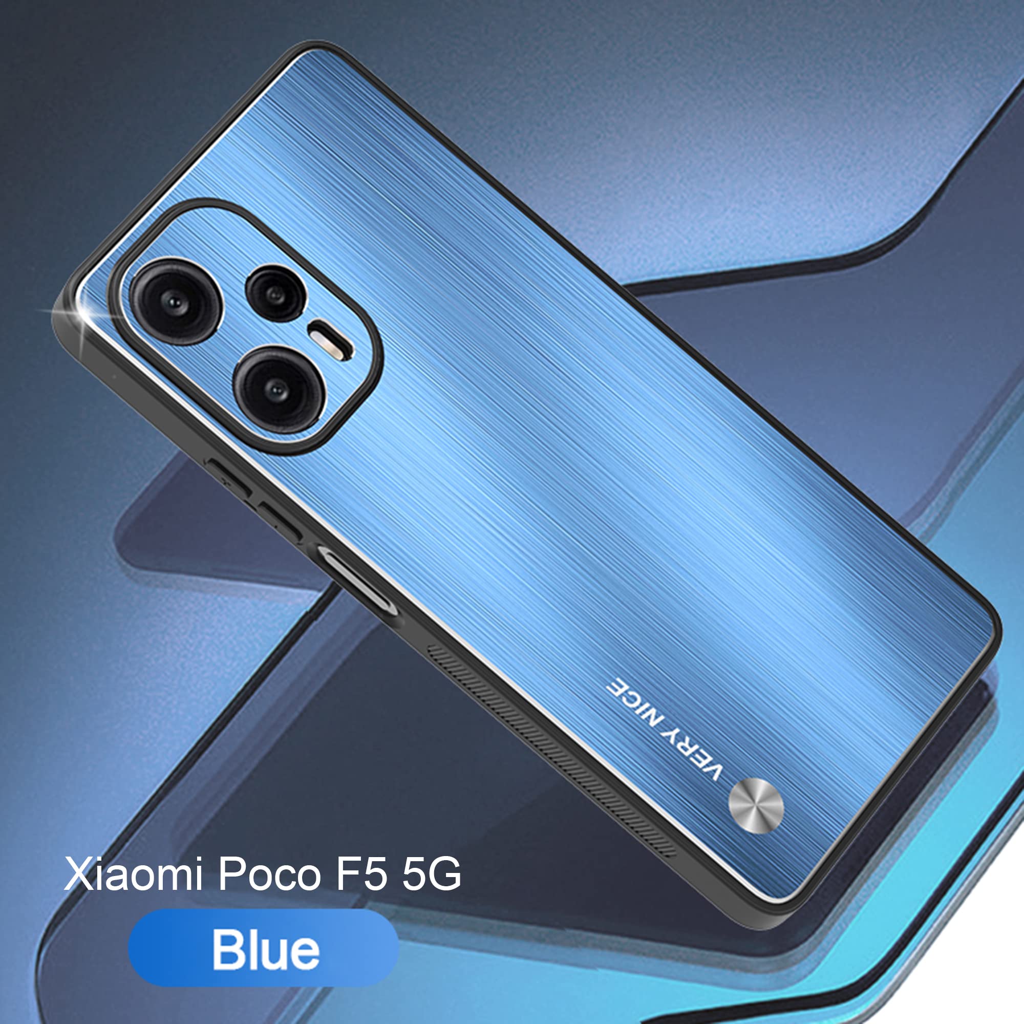 Cover Per Xiaomi Poco F5 Pro 5G - Custodia Ibrida Alluminio E Silicone, Protezione Militare, Rossa