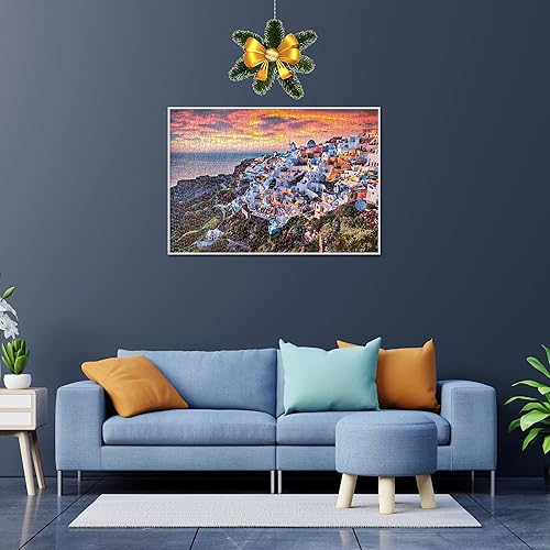 Miniatura 6 de Lyf Rompecabezas de 1000 piezas  Mediterráneo Marvel Series 02 Santorini Grecia rompecabezas de calidad premium para adultos 1000 piezas tamaño