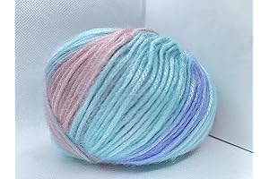 Ice Yarns Fuzzy Light Turquoise Yarn 125 Yards for Crocheting