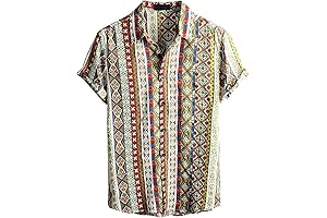 2023 Summer New Short Sleeve Mens Casual Shirts