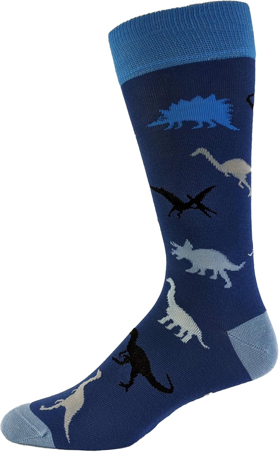 Crazy Dog T-Shirts Mens Dinosaur Socks Cool Graphic Fun Pattern Sock Unique Jurassic Prehistoric T-Rex Dino Lover Funny Novelty Footwear - Image 3