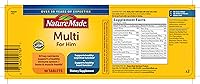 Nature Made Men's Multivitamin No Iron - 22 Nutrients for Muscle, Bone, Immune & Energy Support, 90 Tablets 90-Day Supply