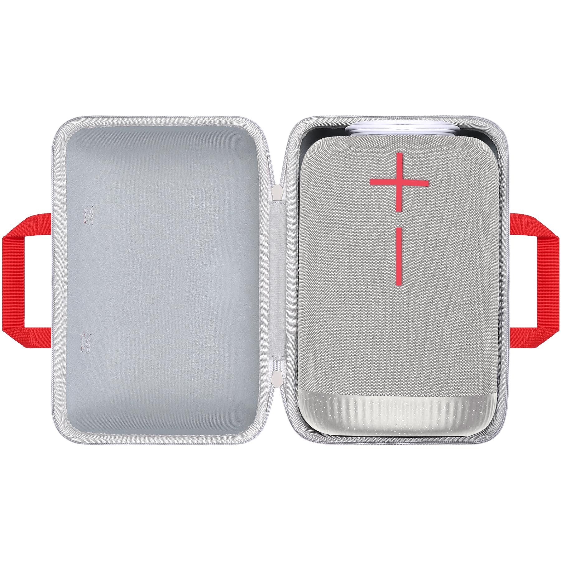 co2CREA Hard Case Compatible with Ultimate Ears UE EPICBOOM Portable Wireless Bluetooth Speaker, White Case