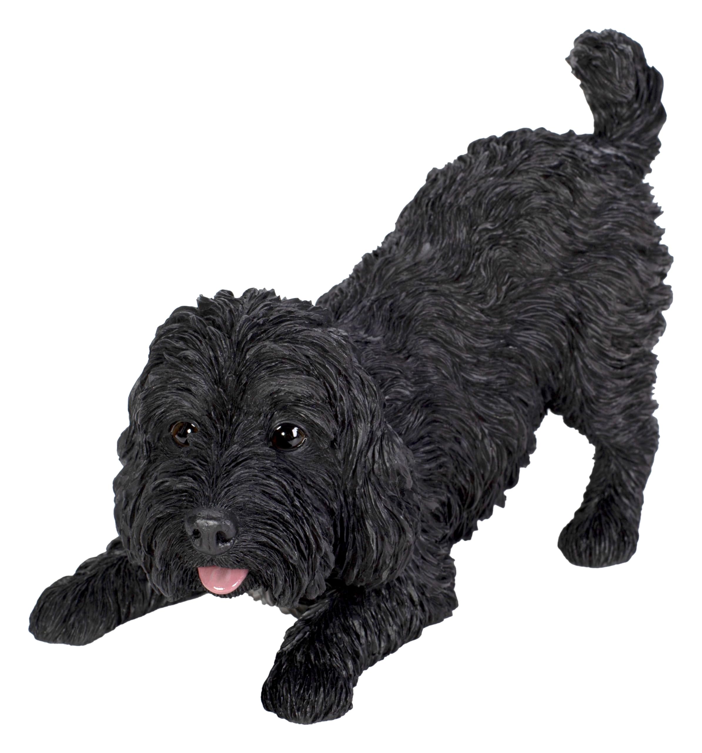 Vivid Arts - Active Pups Black Cockapo Ornament - AP-CKP1-D