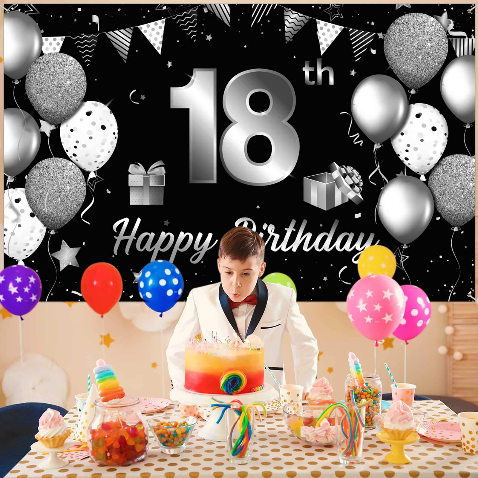 Happy 13th Birthday Decorations Banner - Sfondo decorativo rosa oro rosa ufficiale adolescente