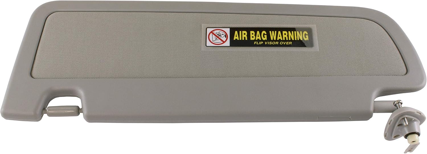 IAMAUTO 70301 Right Passenger Side Clear Gray (Light Gray) Sun Visor for Honda Civic 2006 2007 2008 (Right (Passenger), Clear Gray)