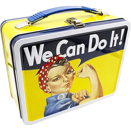 AQUARIUS Smithsonian - Rosie The Riveter Large Fun Box - Retro Lunchbox...