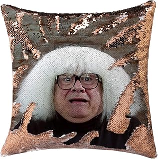 danny devito sequin pillow