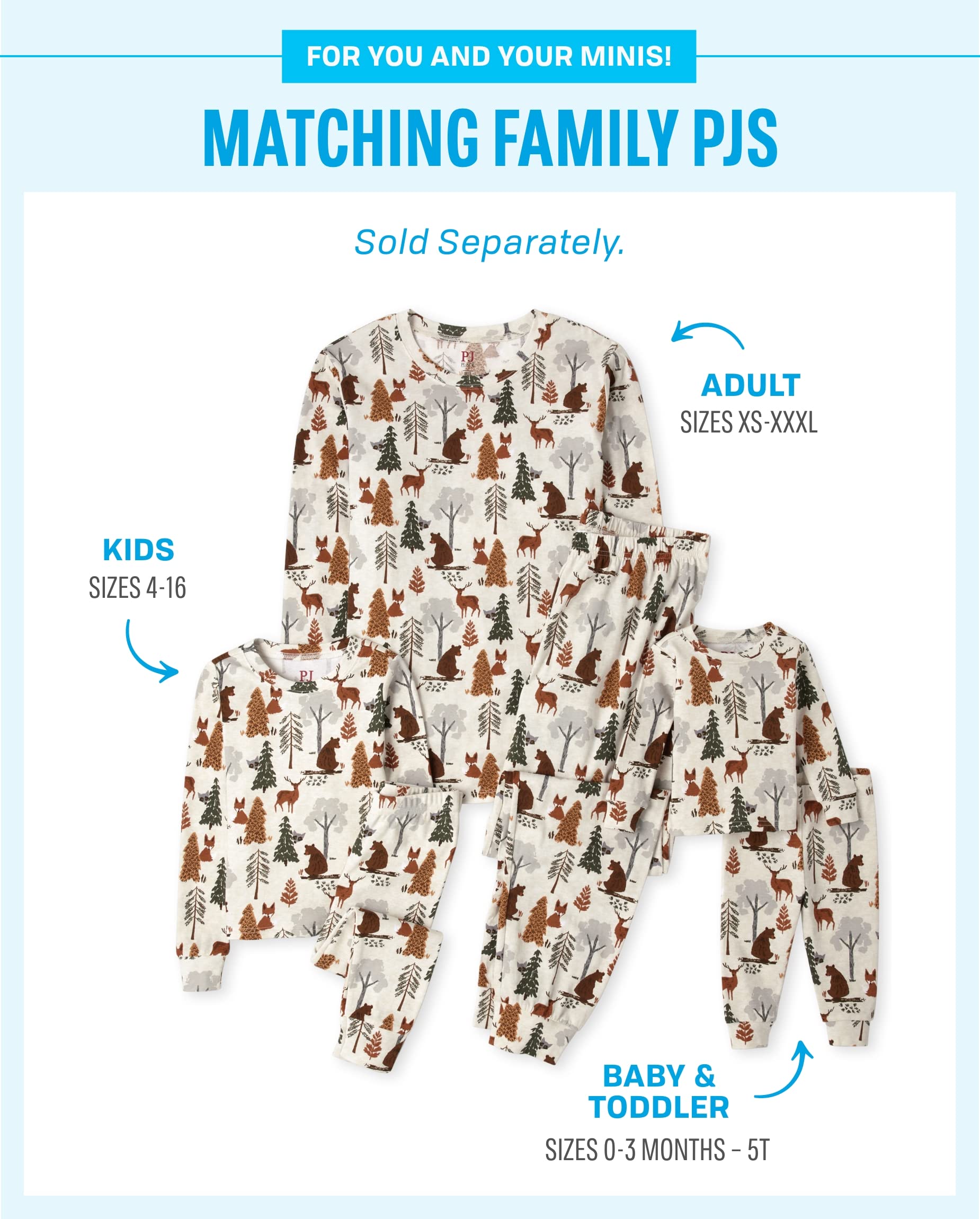 The Children's Place Holiday Long Sleeve Pajamas Ensemble de Pijama Mixte bébé (Lot de 1)