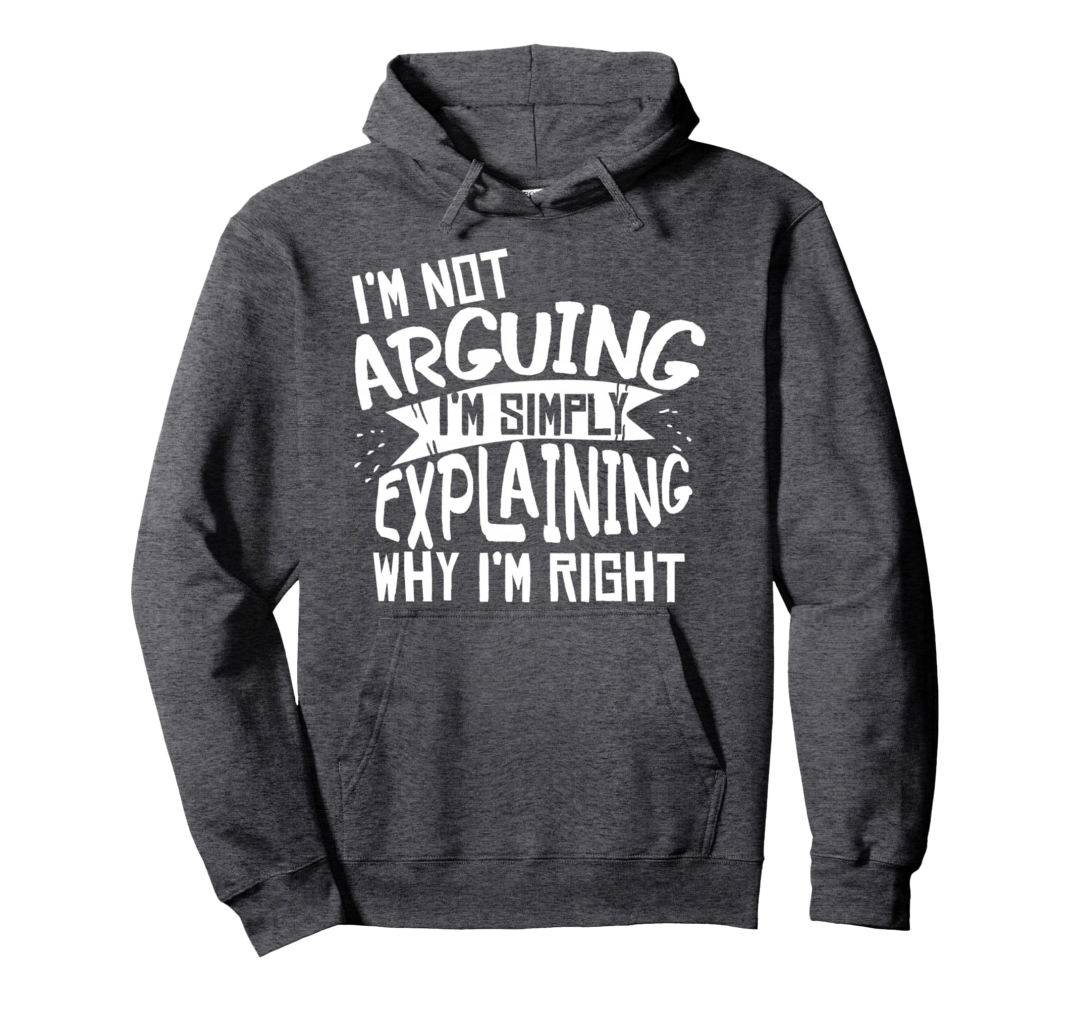 Novelty Joke Hoodie | I'm Not Arguing I'm Explaining Hoodie Pullover Hoodie