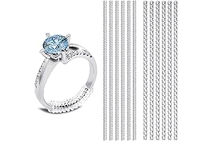 Invisible Silicone Ring Size Reducer for Loose Rings - (12 Pack) -...