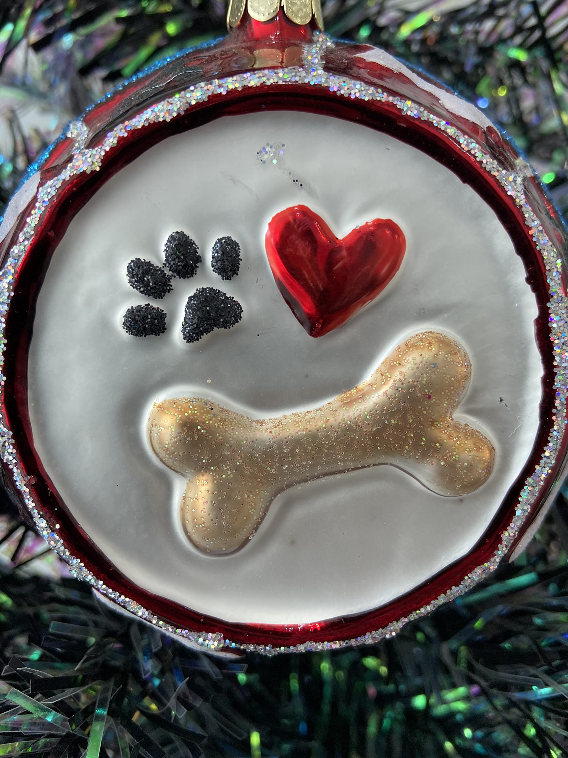 Dog bowl christmas ornaments Clearance