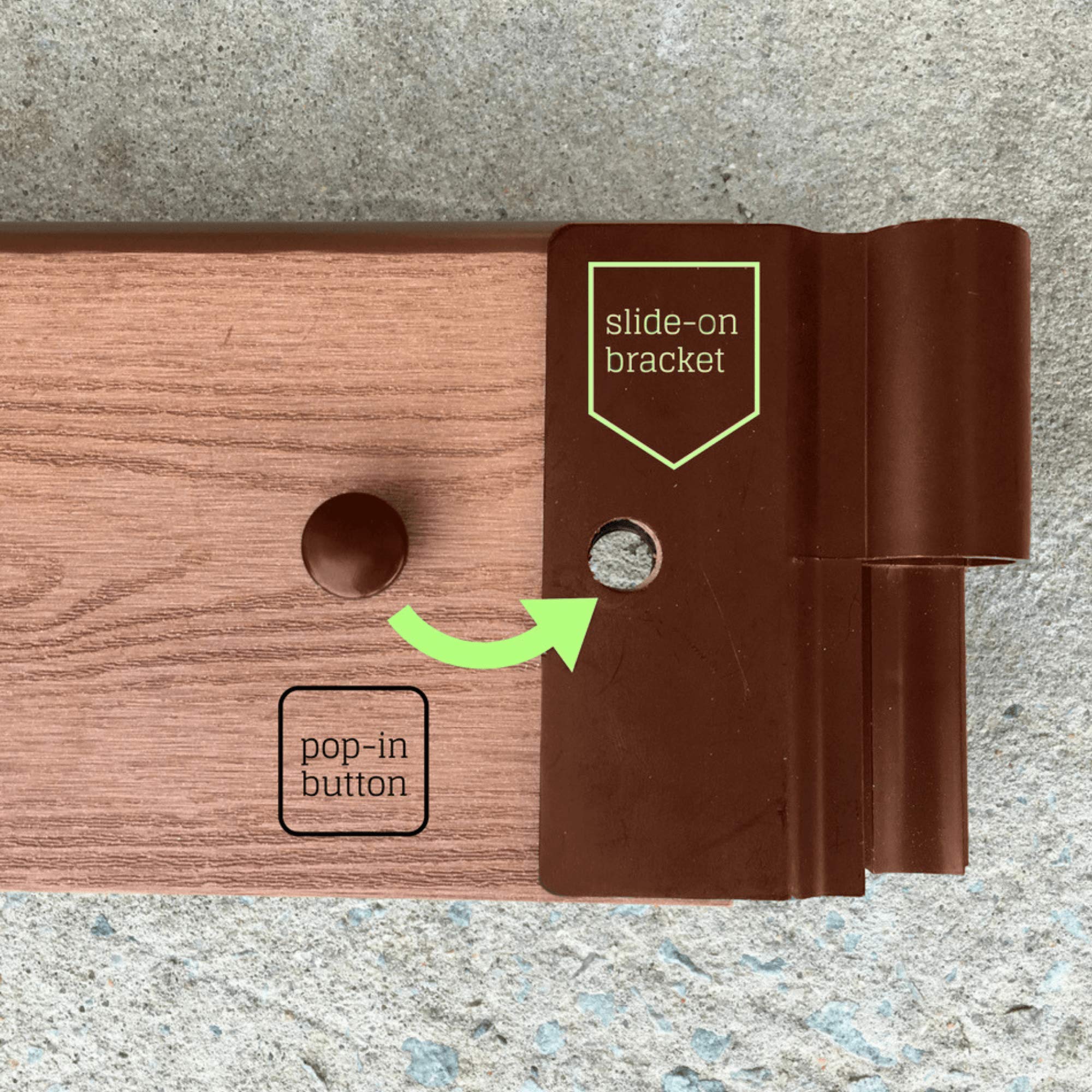 Frame It All Two Inch Series 4ft. x 4ft. x 5.5 in. Composite Raised Garden Bed Kit - Image 4