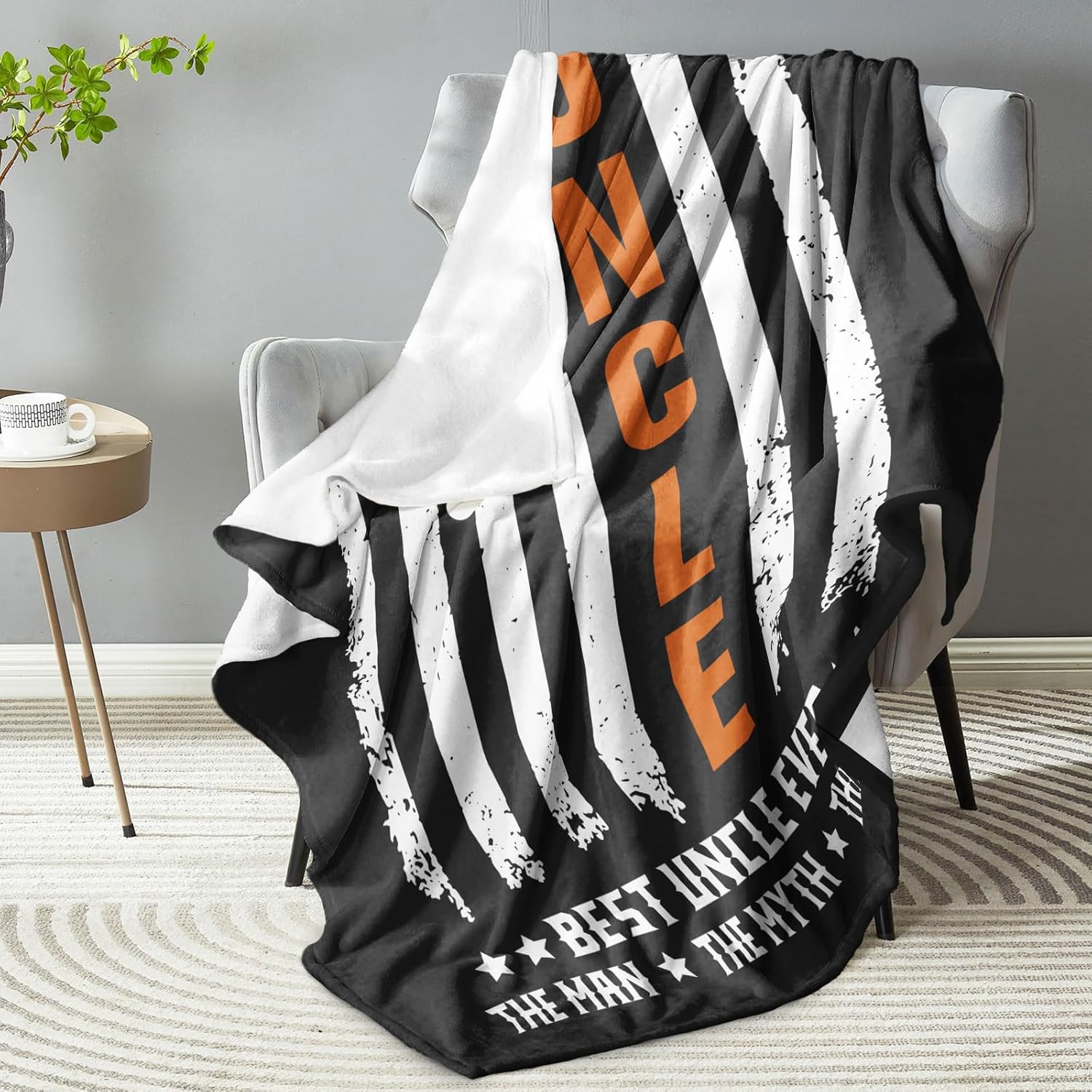 Uncle Birthday Gifts Blanket 60"x 50" - Uncle Gift from Niece Nephew - Best Gifts for Uncles - to My Uncles - Birthday Presents for Uncle - Image 4