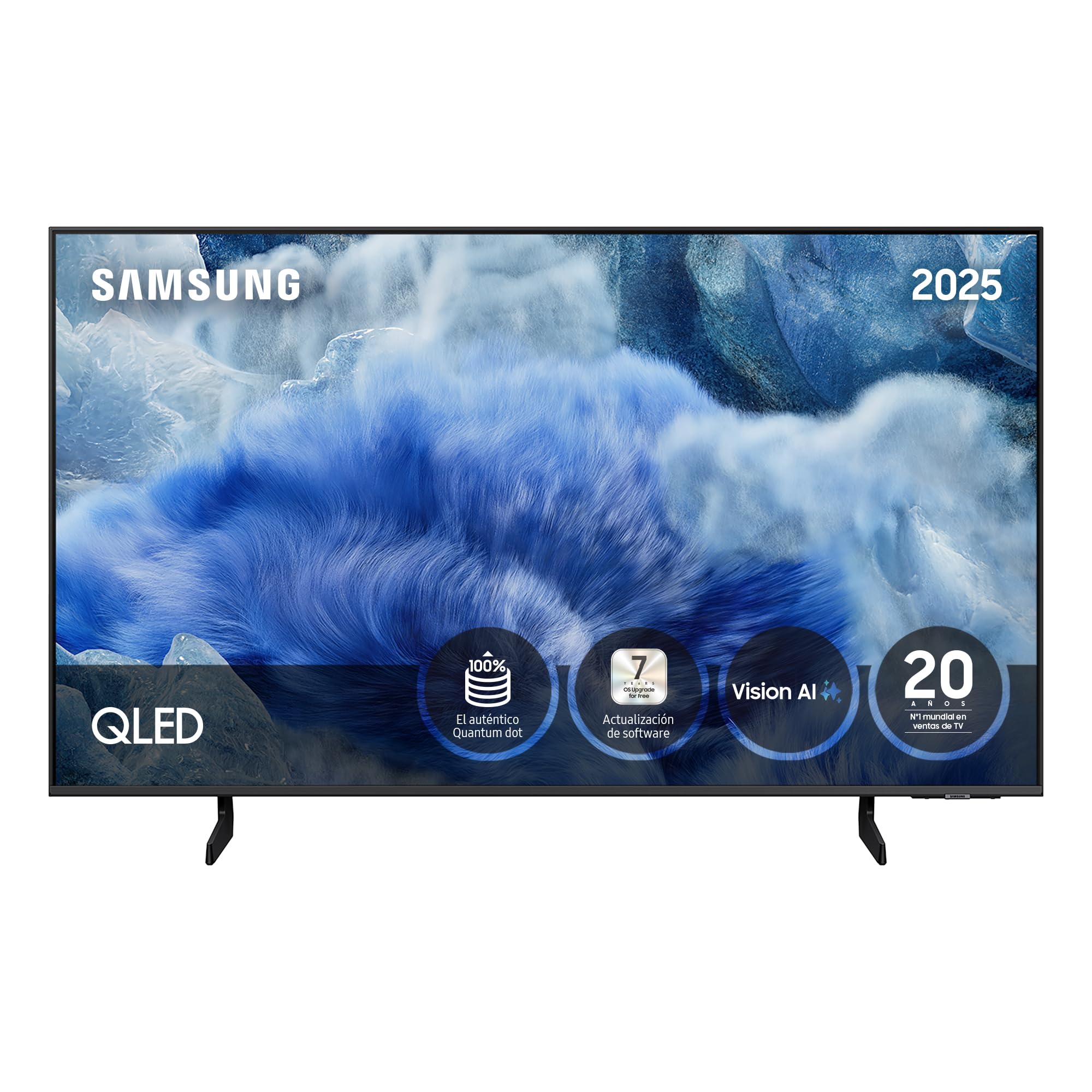 Samsung TV 43 Pulgadas QLED Q8F 4K Smart TV con Vision AI, 100% Volumen de Color con Quantum Dot, el auténtico Quantum Dot y Motion Xcelerator