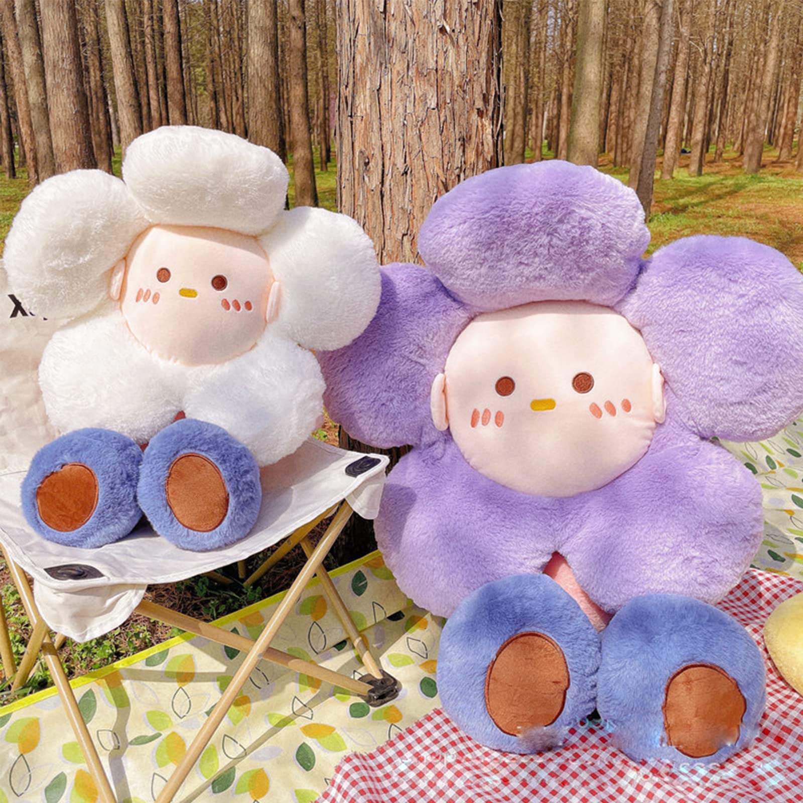 Amazon｜ひまわりのぬいぐるみ、かわいい花のぬいぐるみ、花の枕、花の