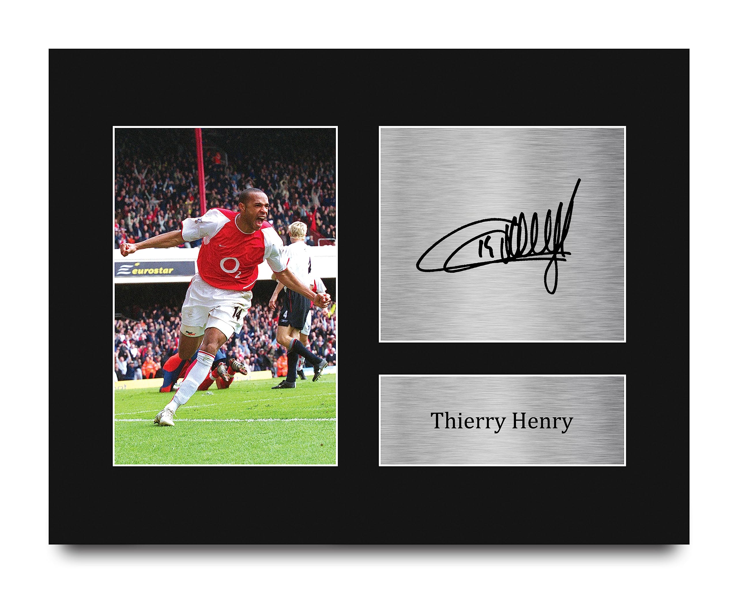HWC Trading Thierry Henry Gifts Printed Signed Autograph Picture for Football Fans and Supporters - US Letter Size
