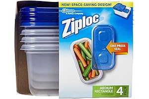 Container, Medium Rectangle, 4 CT (Pack of 3)