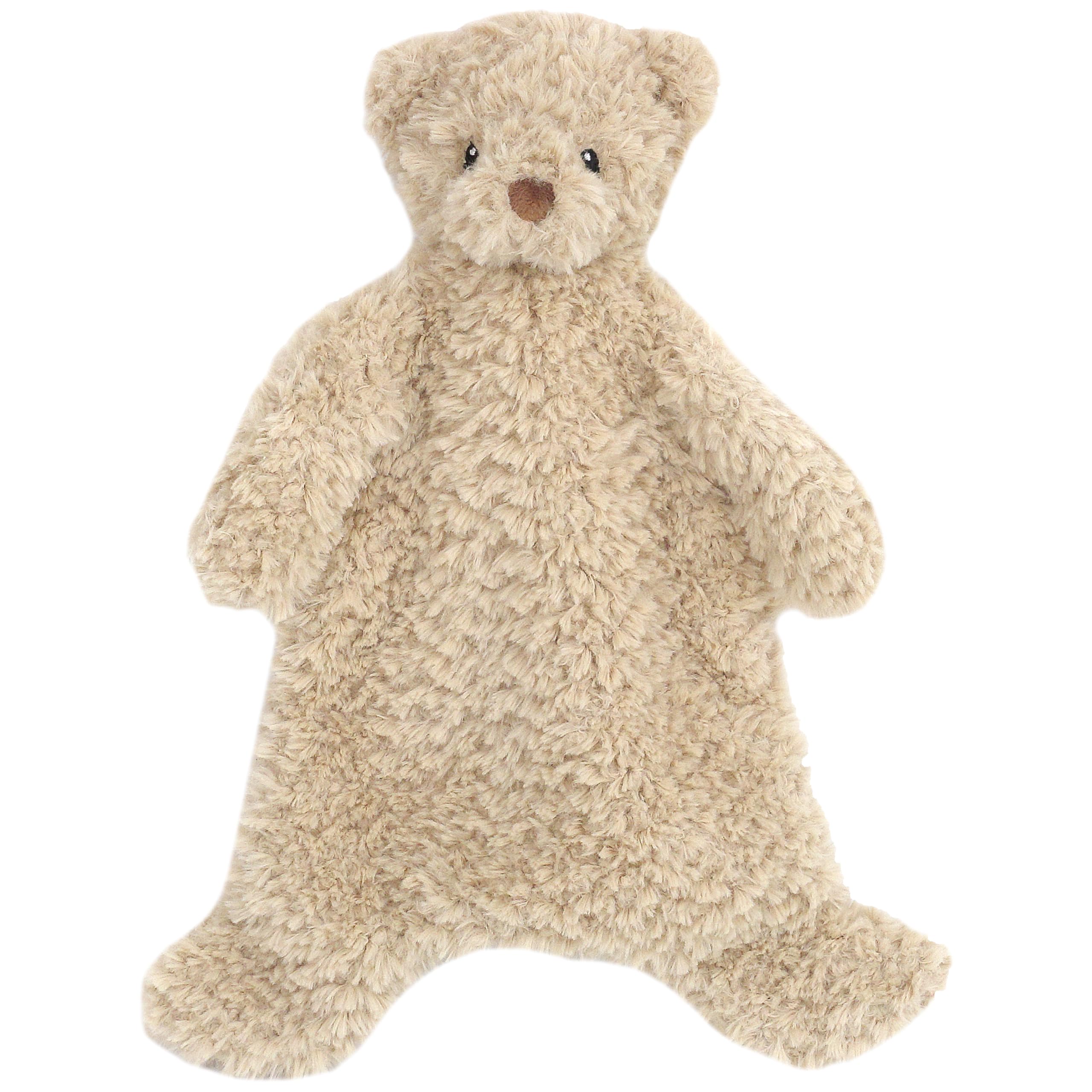 Marshmallow Bear Plush Lovey For Babies - 15 Security Blanket For Newborns Baby Snuggle Toy Mon Ami