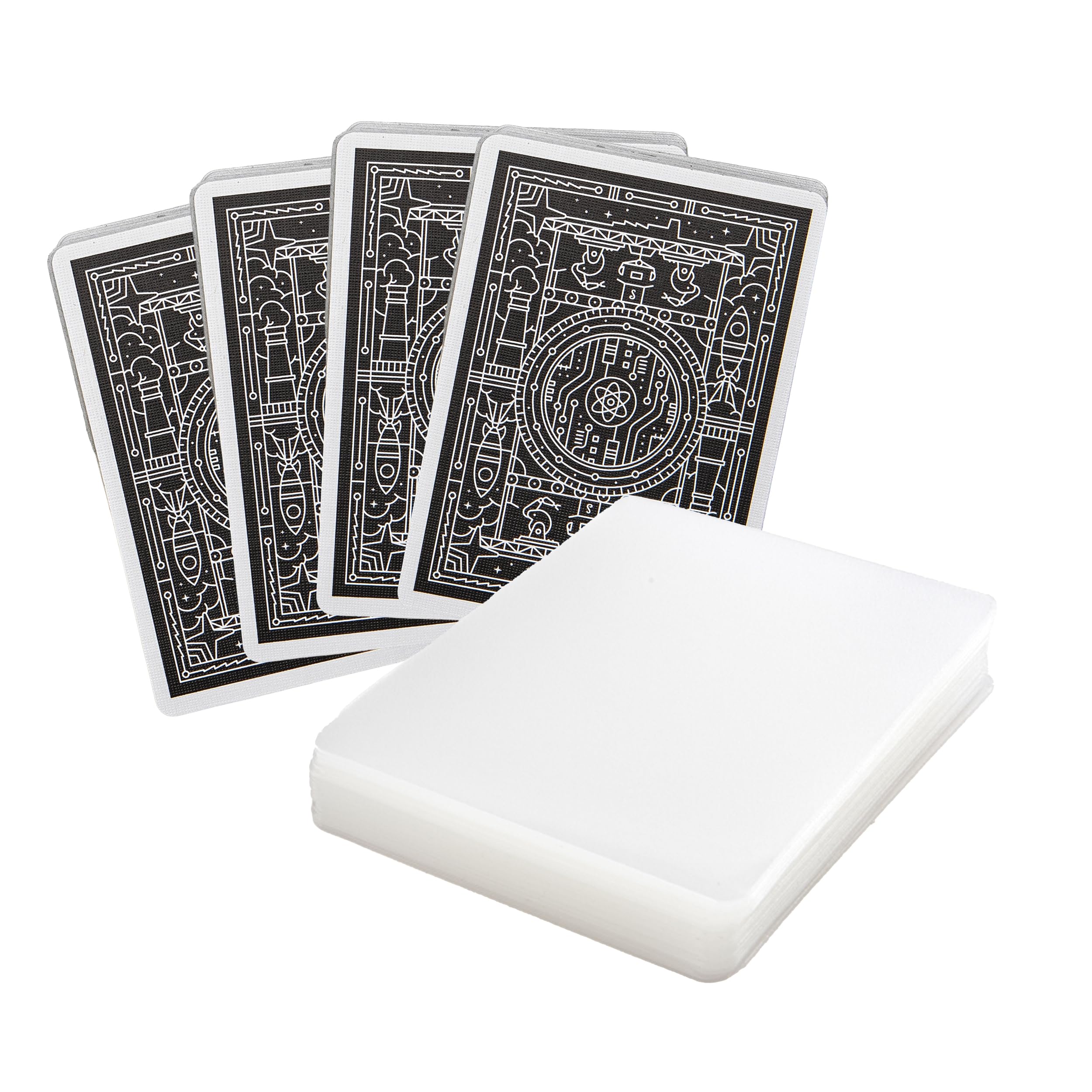 Amazon.com: Stellar Factory Card Sleeves 112 Count | 100% Crystal Clear |  Rounded Corners | Standard 2.5