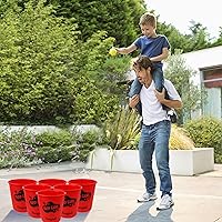 Vista 7 de Juegoal Outdoor Giant Yard Pong Game Set Outdoor Toss Game Throwing Game for Beach, Camping, Lawn and Backyard
