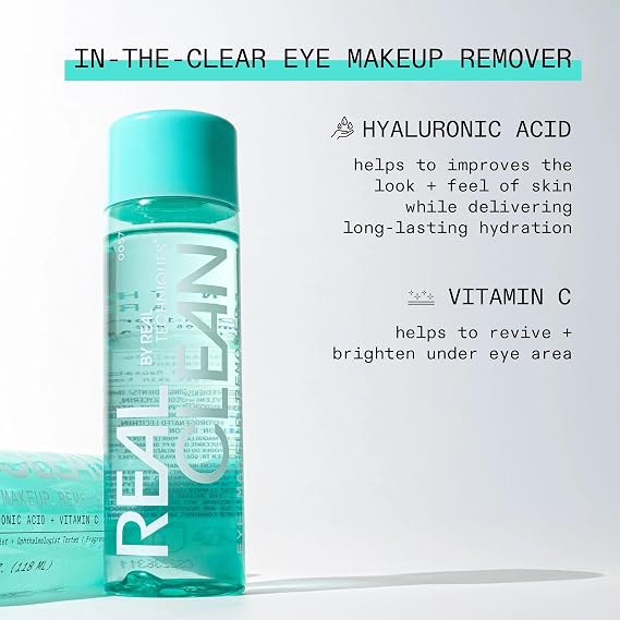 Real Techniques Real Clean In-The-Clear Eye Makeup Remover, Makeup Remover