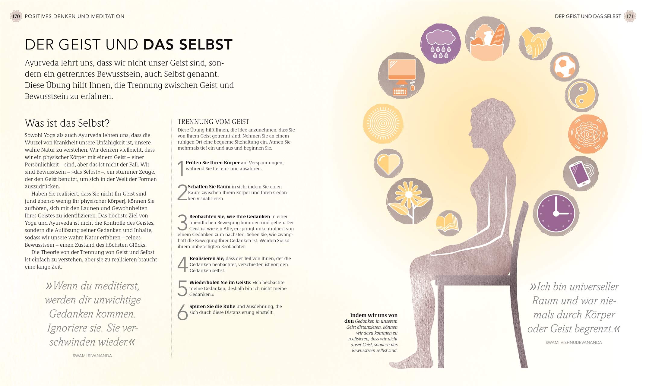 Gesund und entspannt mit Ayurveda: Praktische Anleitung für mehr Balance und Energie - Yoga, Meditation, Massage, Ernährung, Kräuter & Gewürze