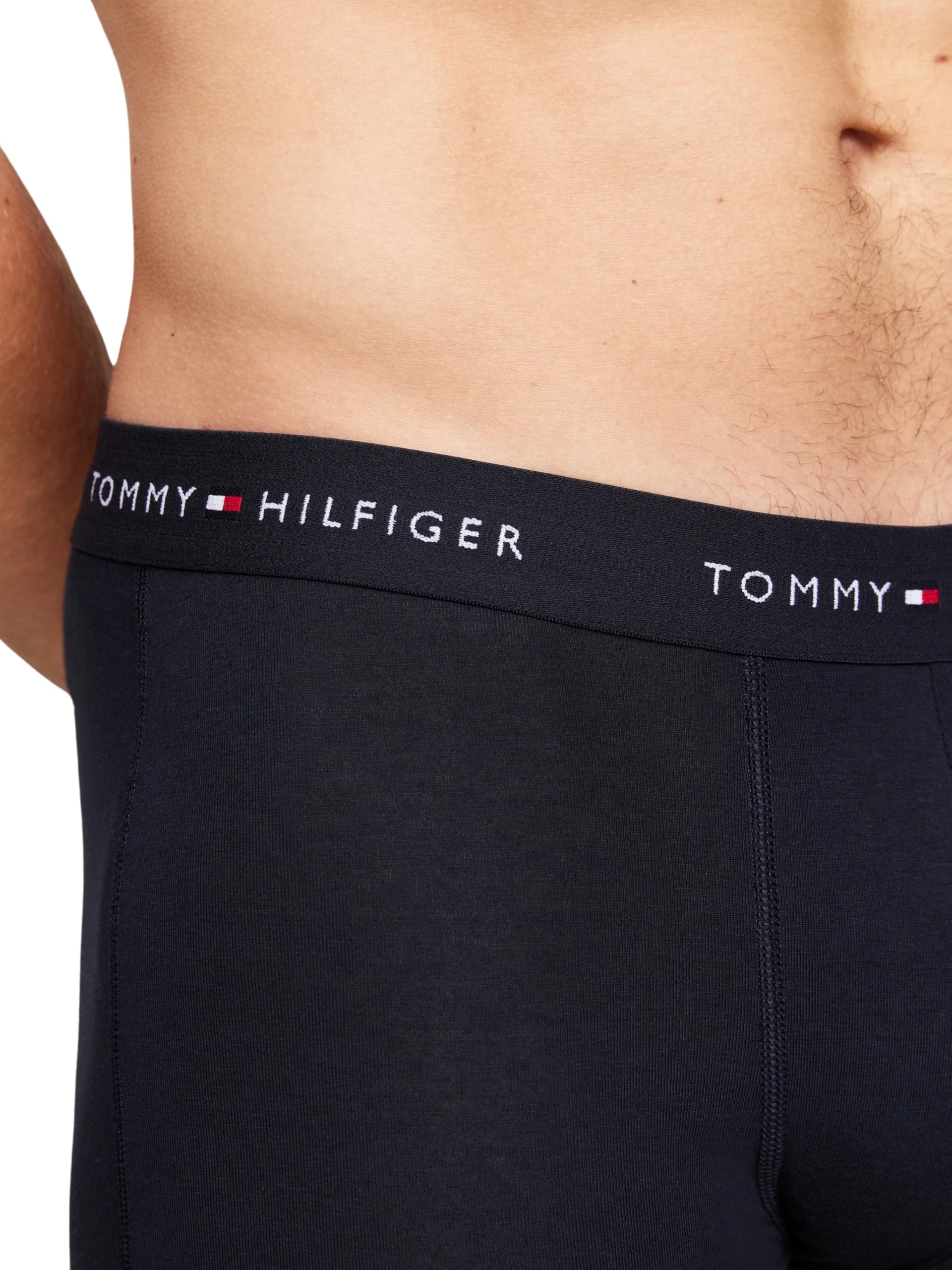Tommy Hilfiger Boxers Lot de 3 Homme avec Ceinture à Motif Logo