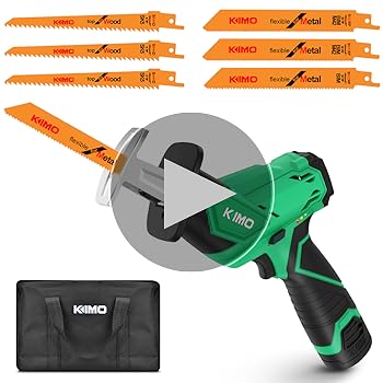 Amazon | KIMO 電動 のこぎり レシプロソー 充電 のこぎり 12v
