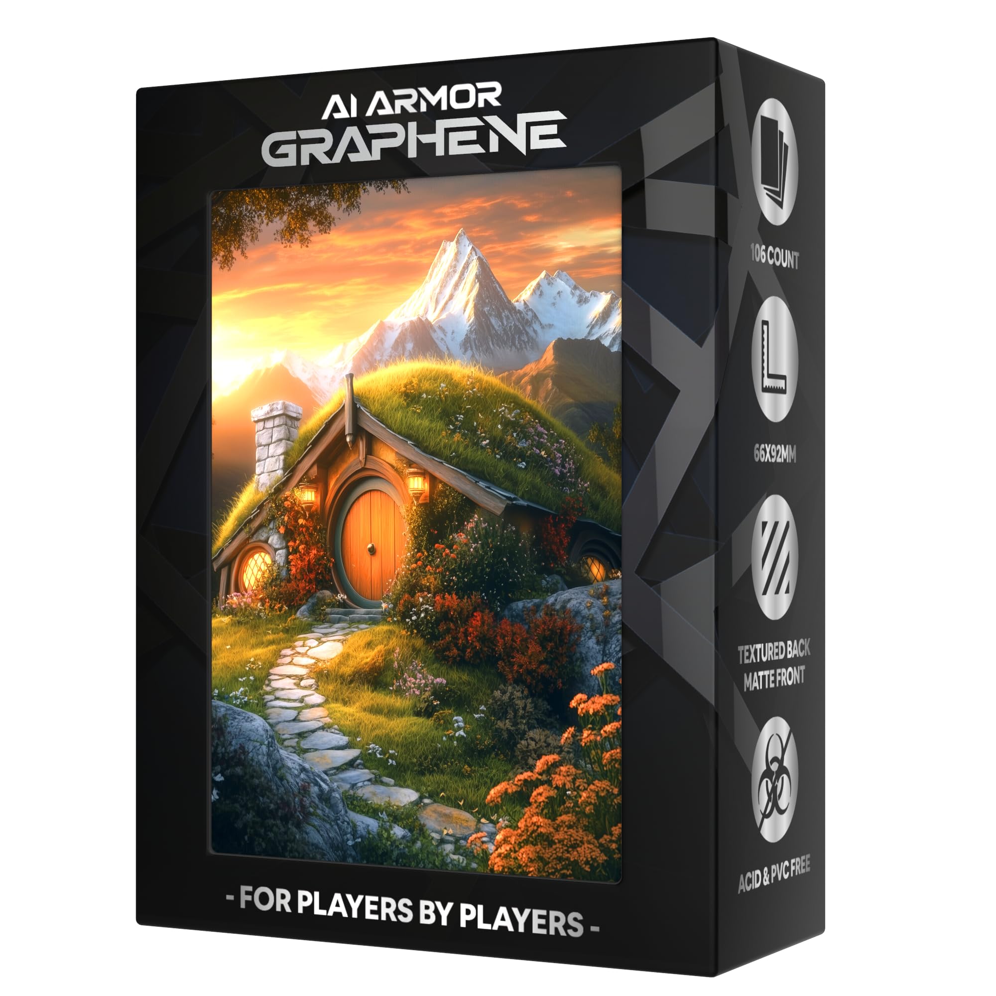 (Hobbit Tranquility) - 100ct Matte TCG/MTG Card Art Sleeves (Graphene)