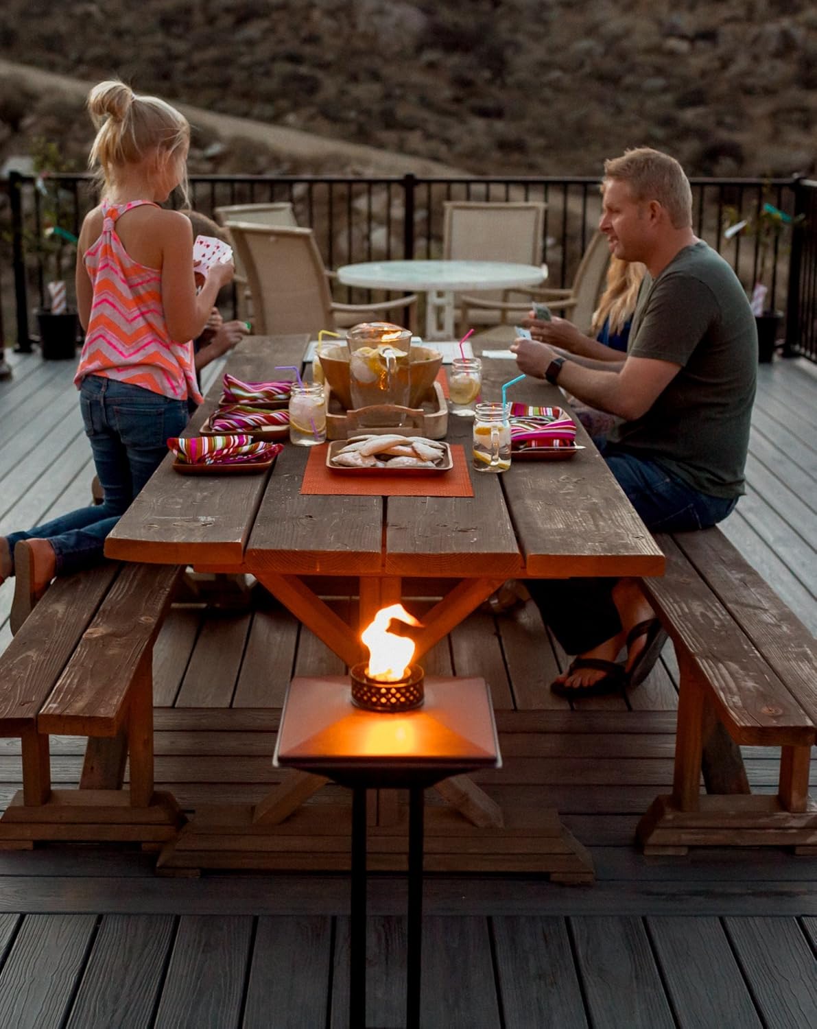 Product Deal TIKI 1117002 Bronze Cordoba Patio Torch, 28, Metal