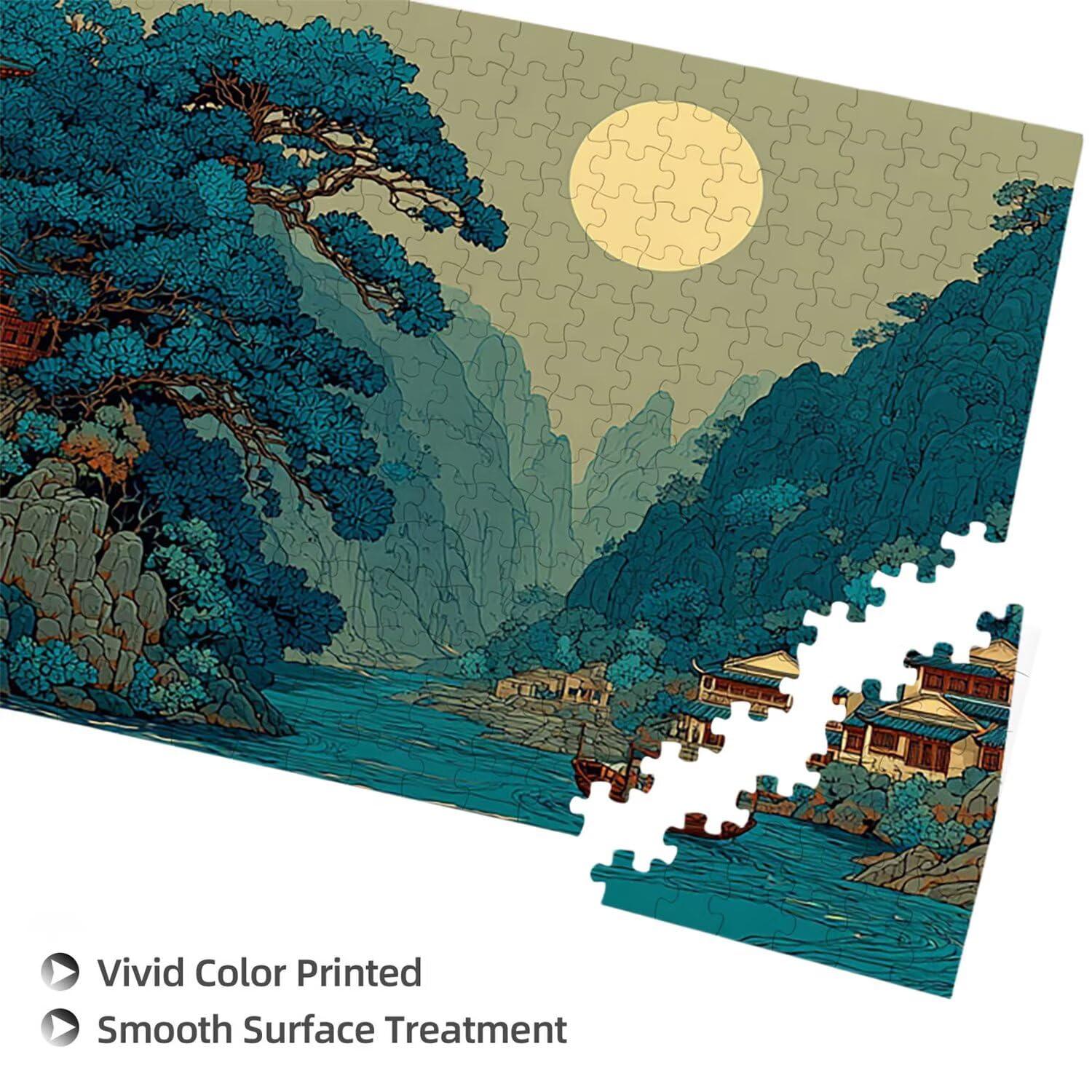 Puzzle dla dorosłych 1100 elementów, puzzle z widokiem na strych, puzzle dla dorosłych klasyczne i od 14 lat junior, rodzinne puzzle rozrywka w domu prezent 87x42cm l-263