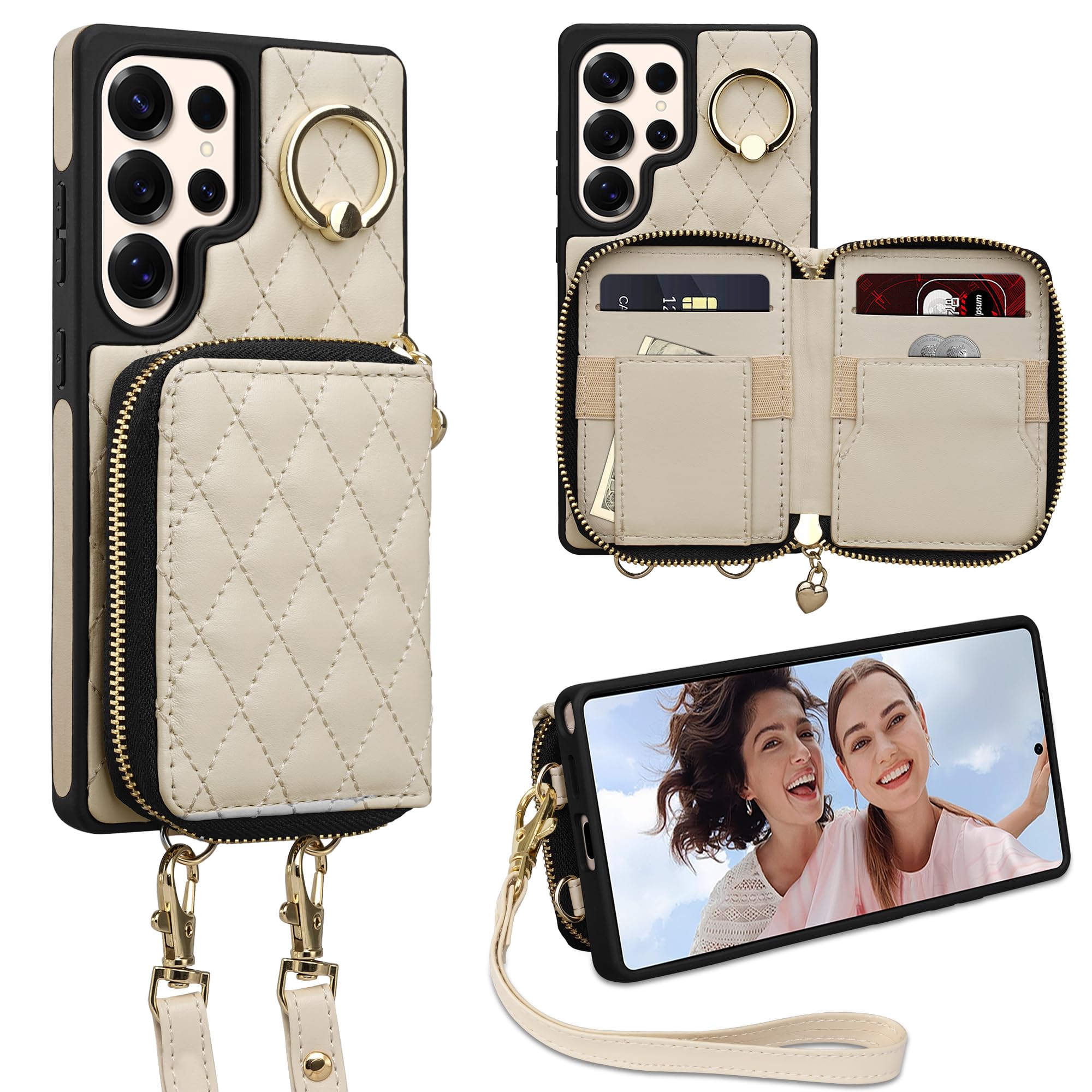 Samsung Galaxy S25 Ultra ケース付き Amazon.com: Keallce Case for Samsung Galaxy S25 Ultra 6.9'' Wallet