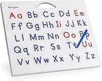 Magnetic Letters Practicing Board, Magnets Tracing ABC Alphabet Board Learning to Write Uppercase&Lowercase Educational Toy Fine Motor Montessori Gift for 3 4 5 Years Old Preschool Kids