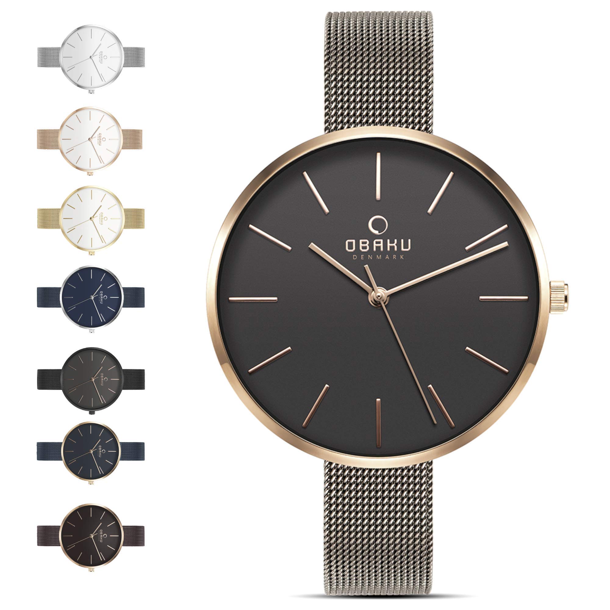 Obaku Viol Granite Analog Grey Dial Womens Watch-V211LXVJMJ (B07GLFJJQR) Amazon Price History, Amazon Price Tracker