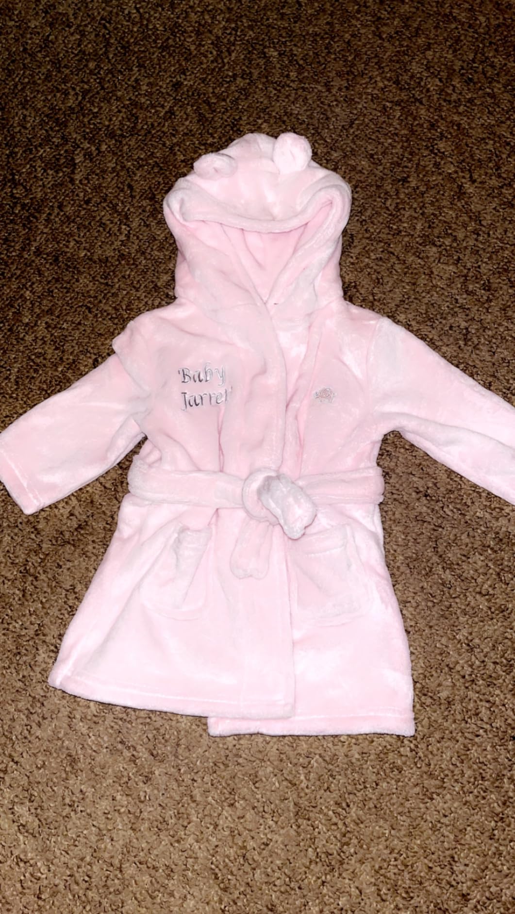 Hoolaroo Personalised Baby Dressing Gown Baby Dressing Gown Baby Robe